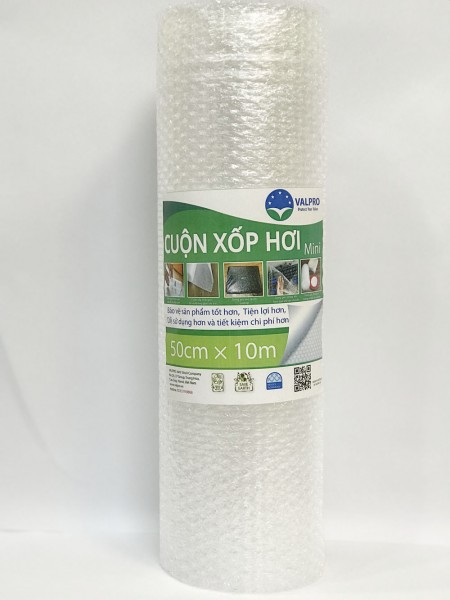 Cuộn xốp hơi mini 50cm x 10m